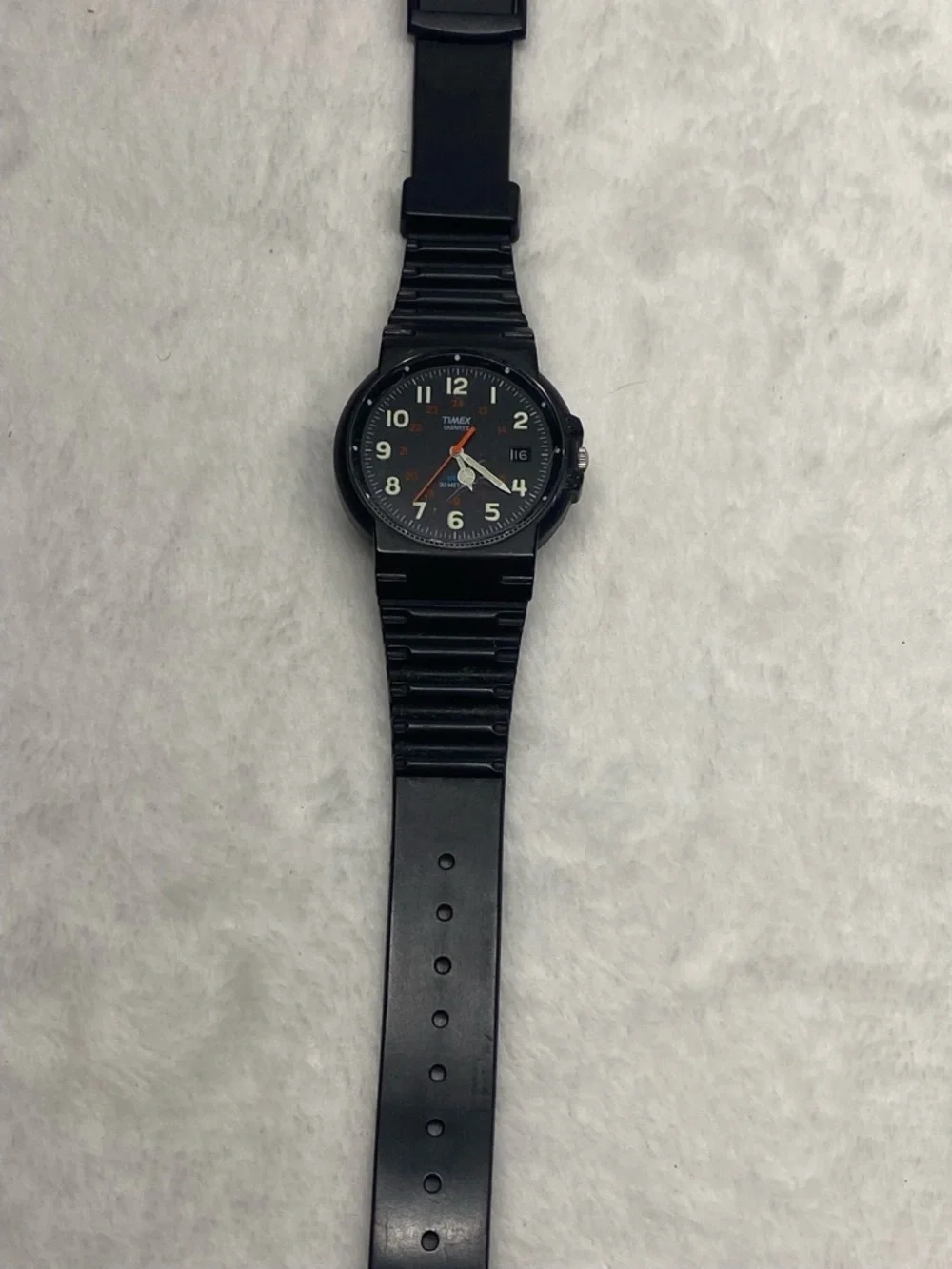 Rare Vintage Timex T49 Military 24-Hour Field Watch (New Battery) Read Descr.